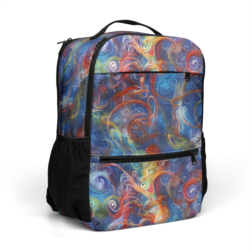 Galactic Whirlpool on Utility Backpack — Right Front