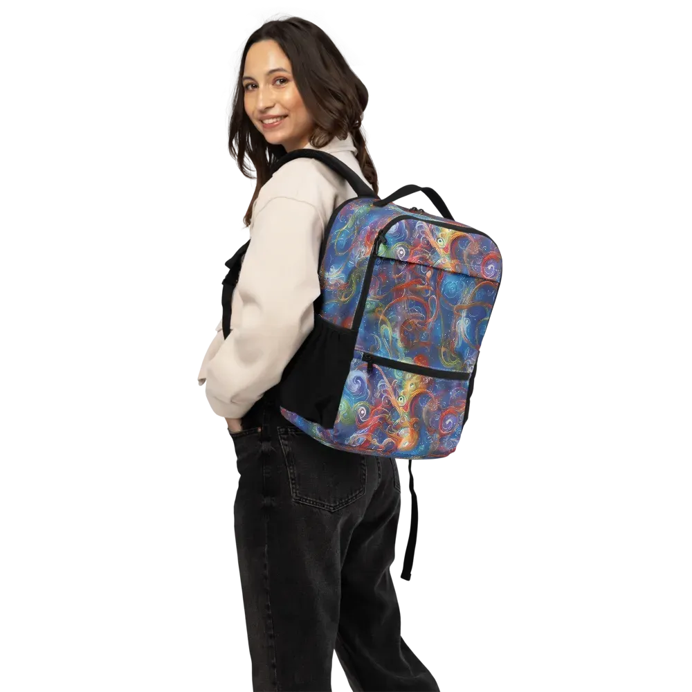 Galactic Whirlpool on Utility Backpack — Back