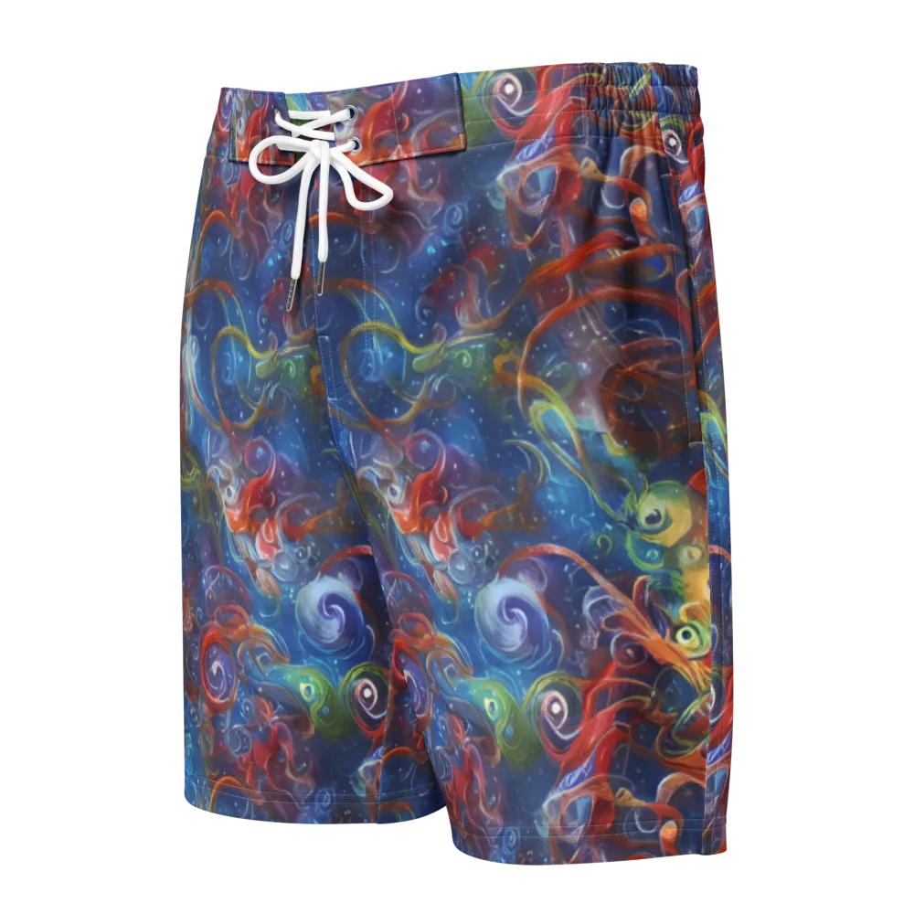 Galactic Whirlpool on Men's Board Shorts — Front