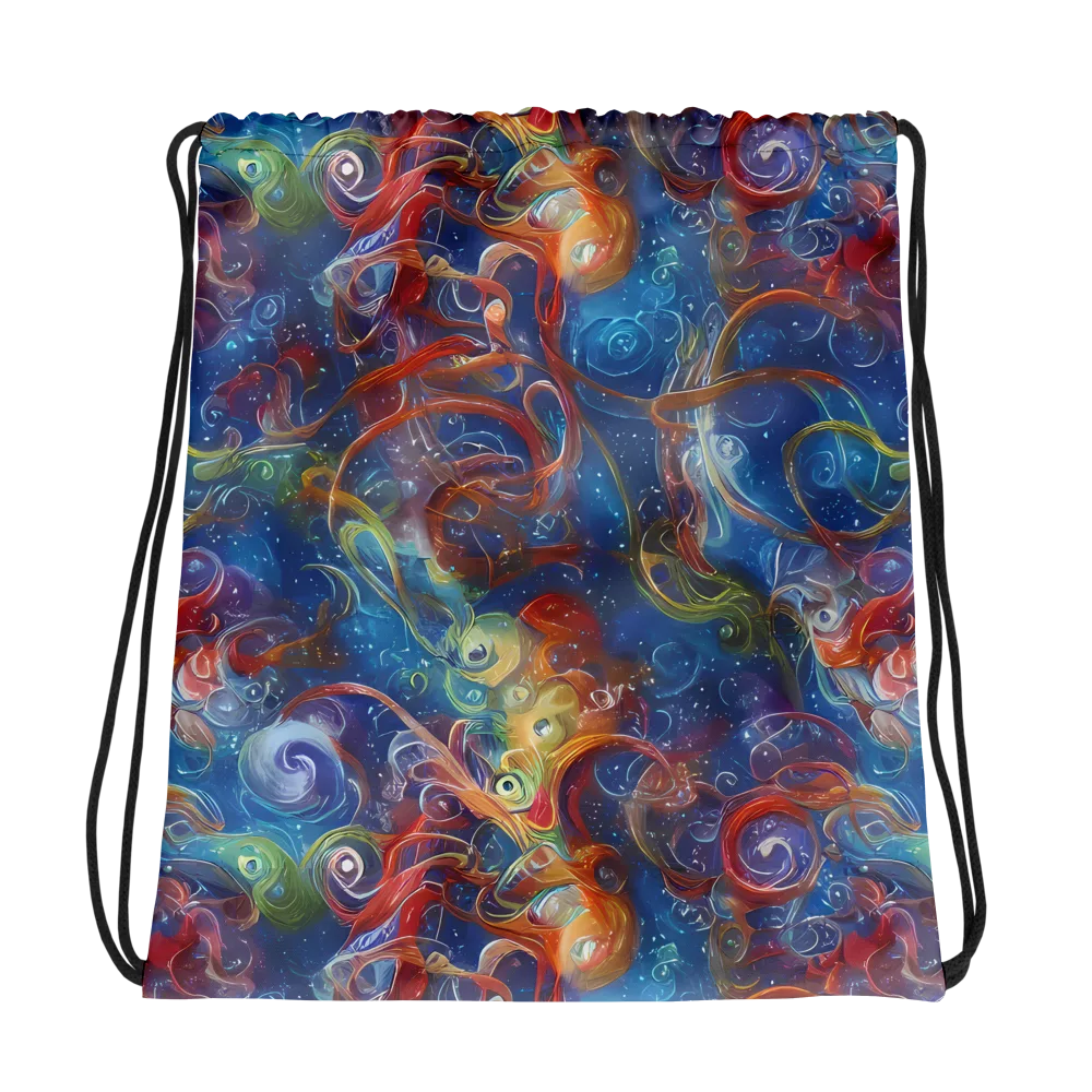 Galactic Whirlpool on Drawstring Bag — Photo