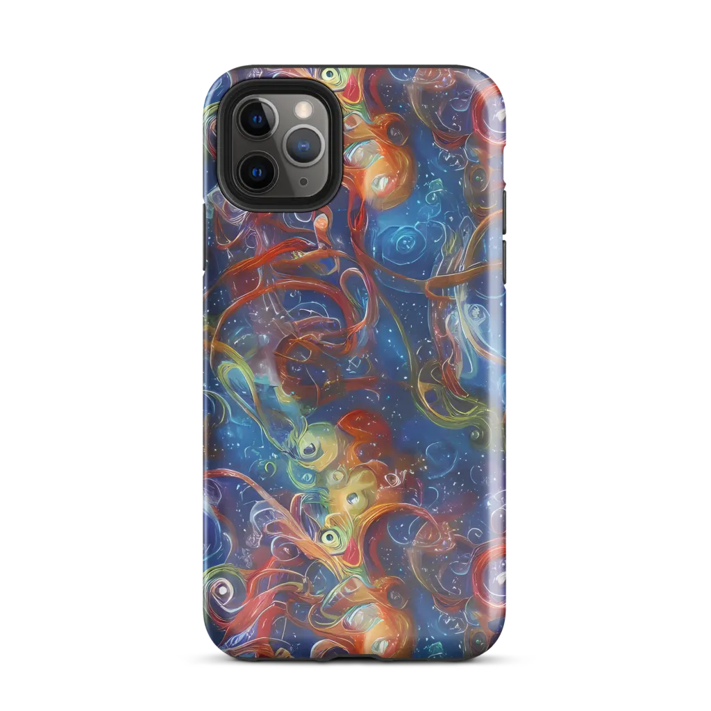 Galactic Whirlpool on Tough Case for iPhone® — Front