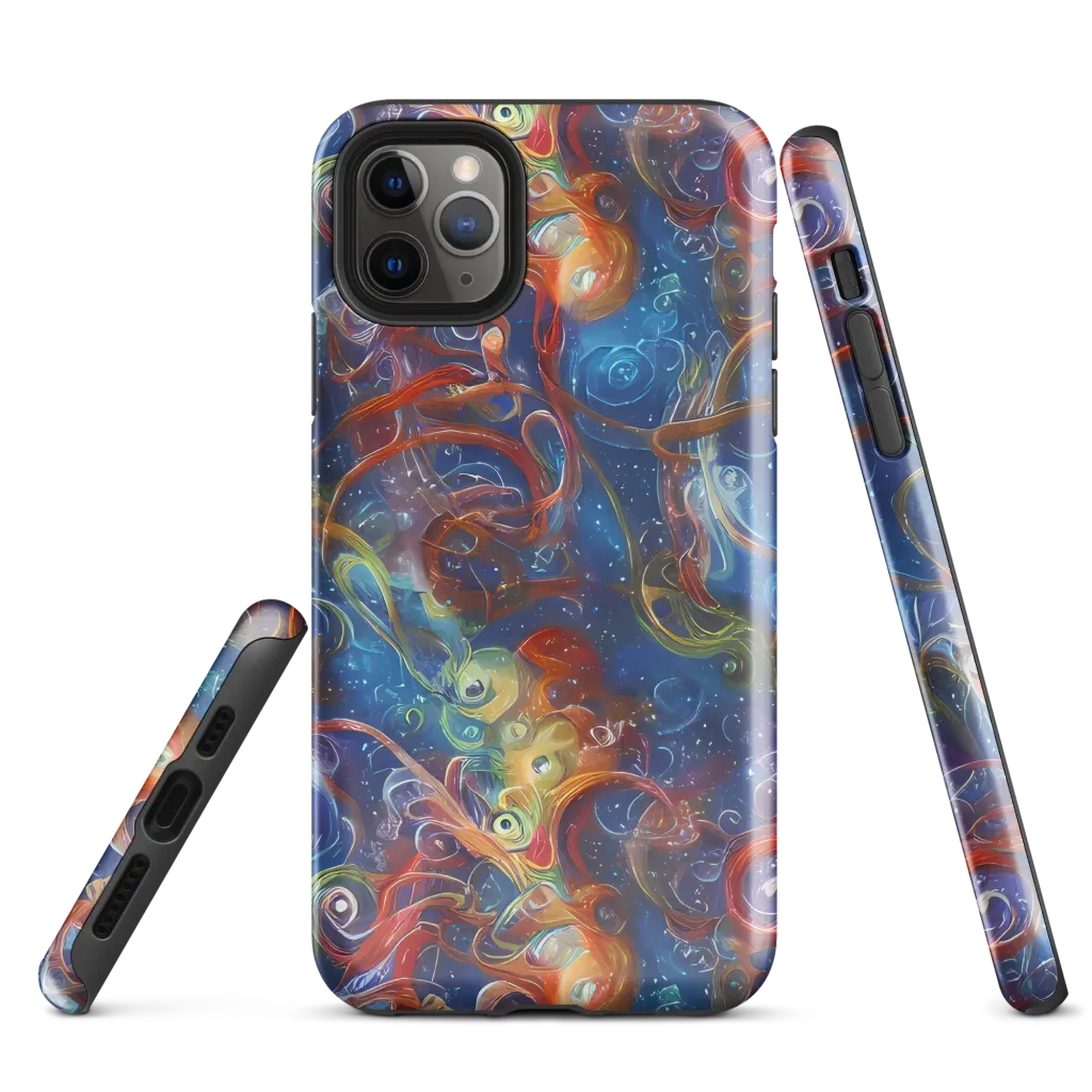 Galactic Whirlpool on Tough Case for iPhone® — Front