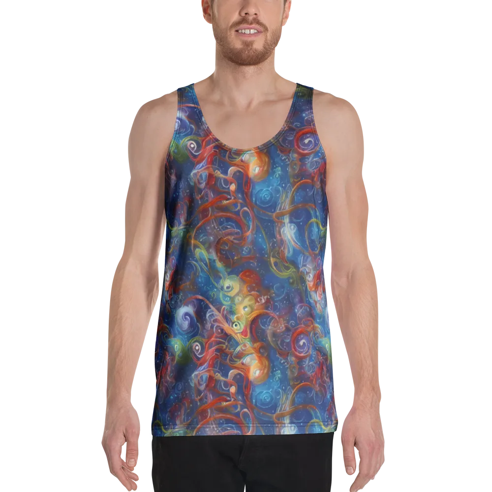 Galactic Whirlpool on Men's Tank Top — Front