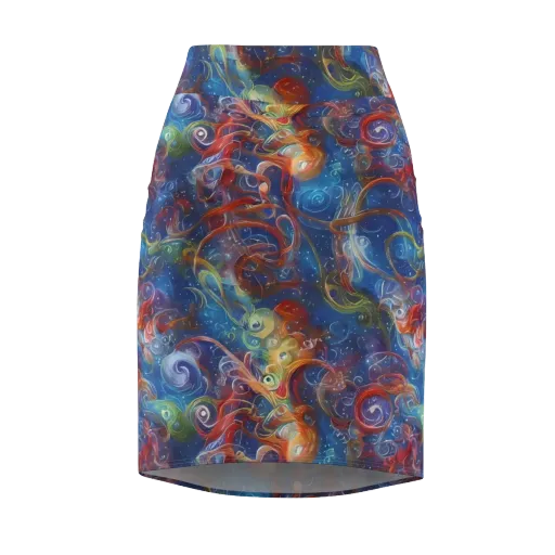 Galactic Whirlpool on a Pencil Skirt