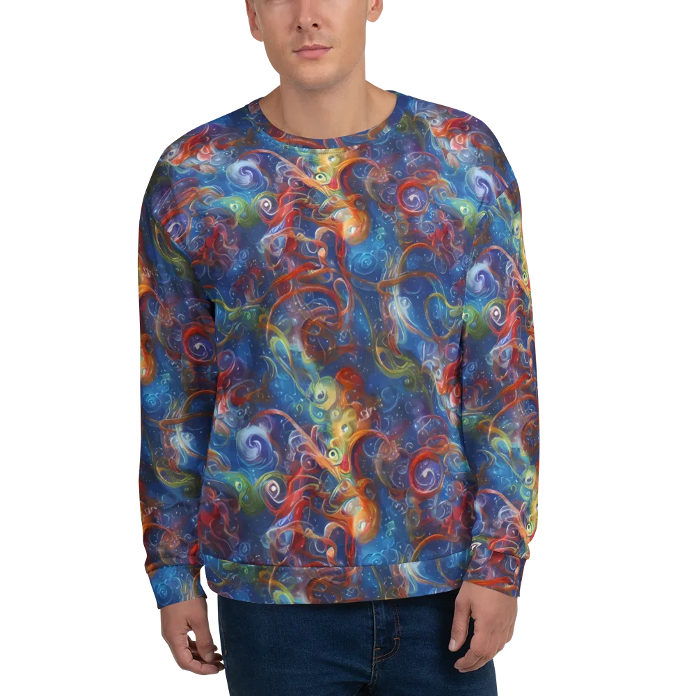 Galactic Whirlpool on Sweatshirt — Front