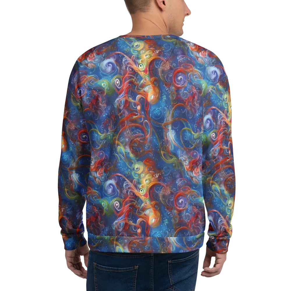 Galactic Whirlpool on Sweatshirt — Back