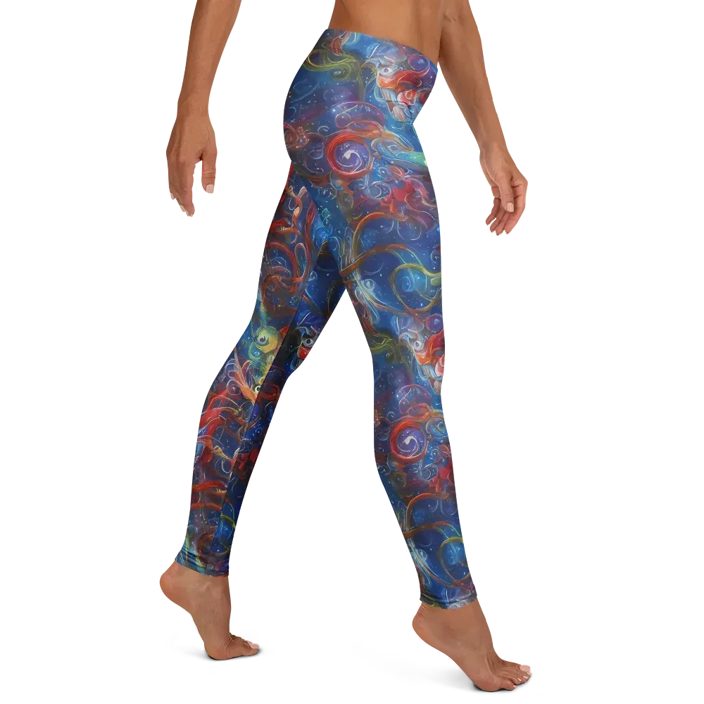 Galactic Whirlpool on Leggings — Right