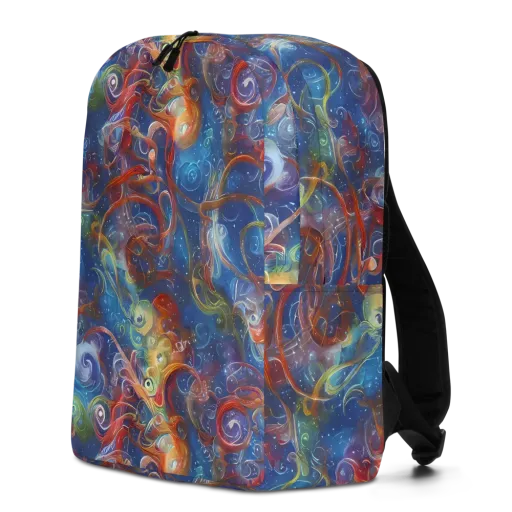 Galactic Whirlpool on a Minimalist Backpack