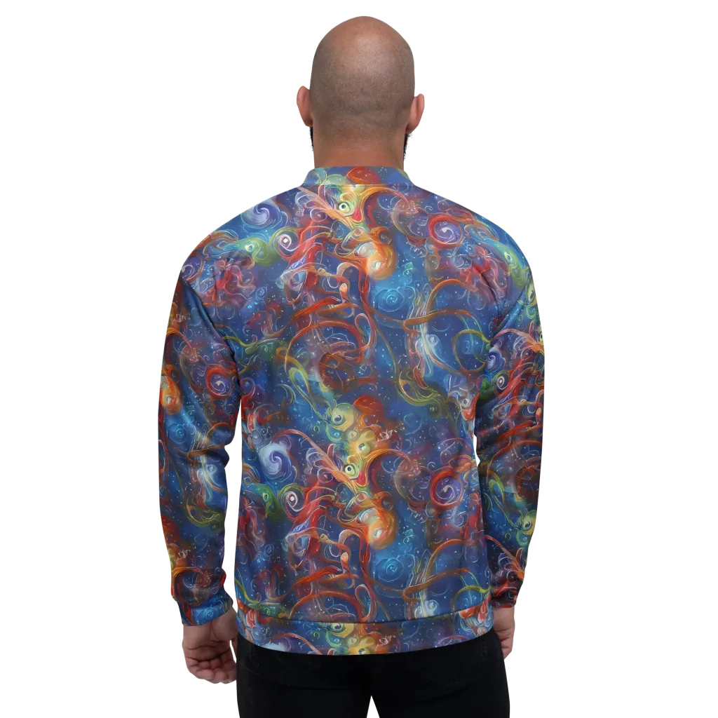 Galactic Whirlpool on Bomber Jacket — Back