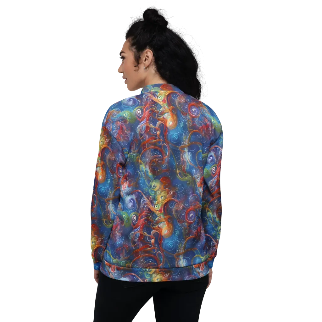 Galactic Whirlpool on Bomber Jacket — Back