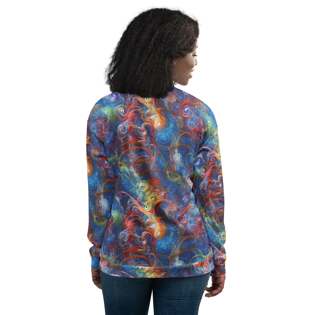 Galactic Whirlpool on Bomber Jacket — Back