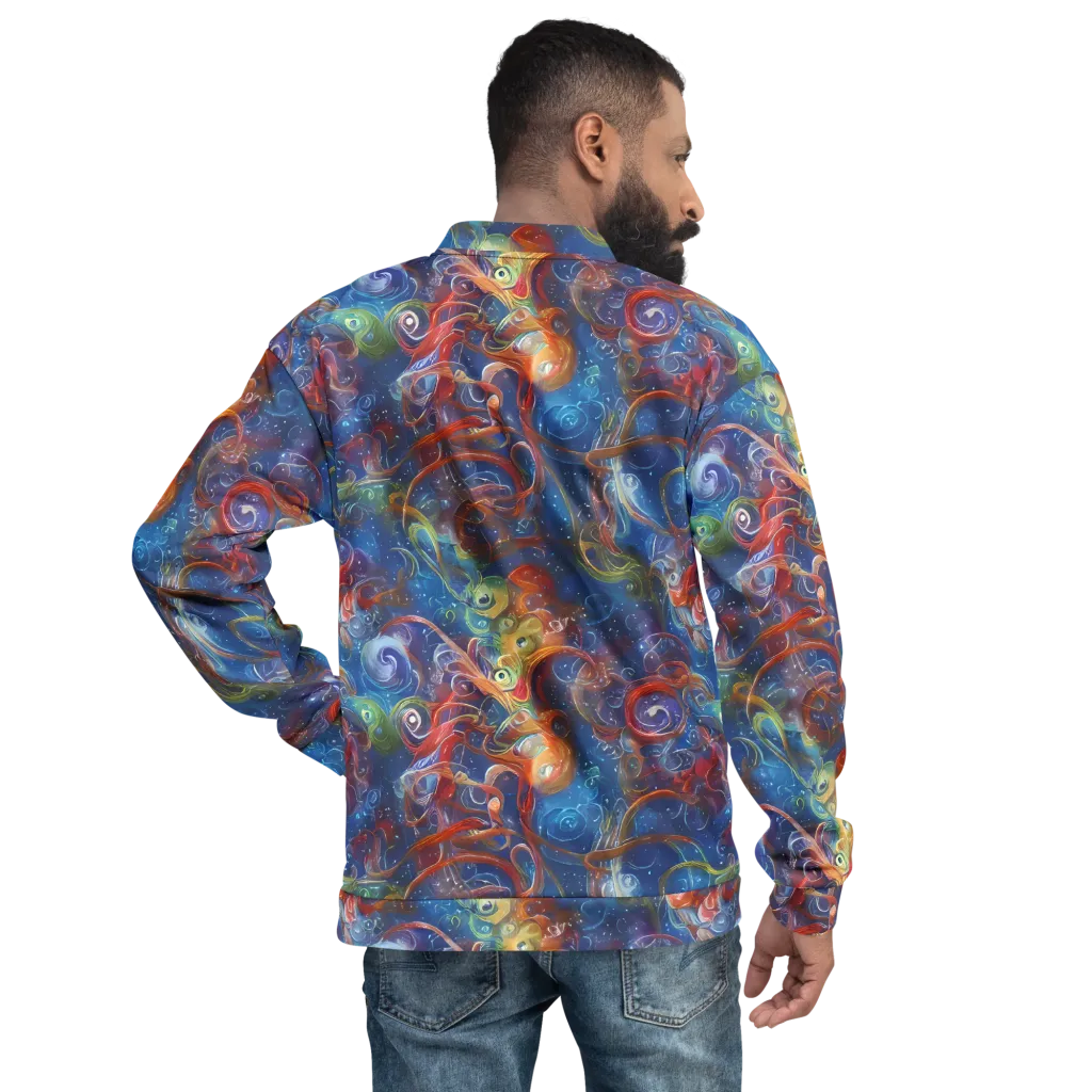 Galactic Whirlpool on Bomber Jacket — Back