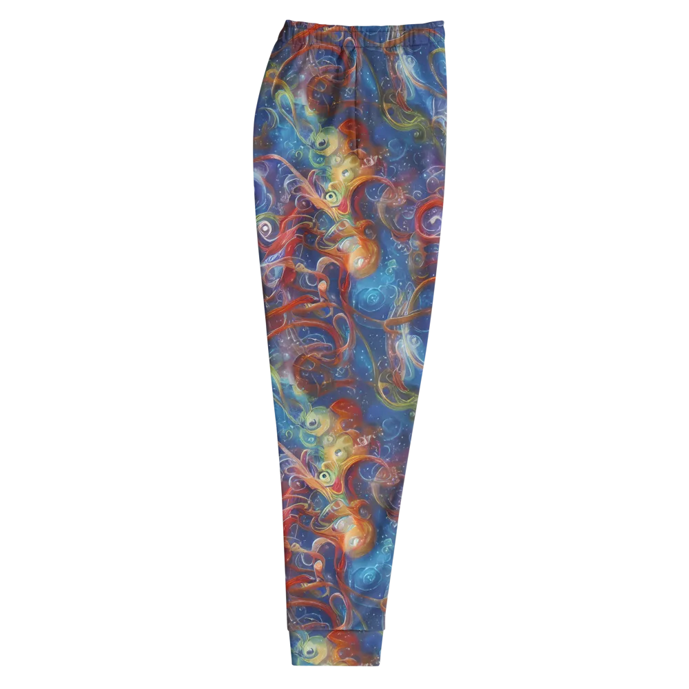 Galactic Whirlpool on Men's Joggers — Right