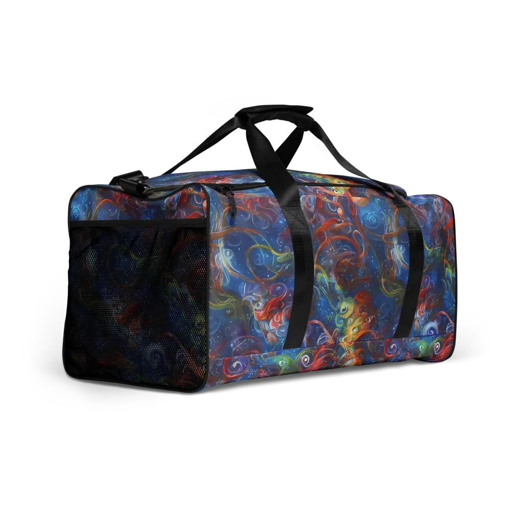 Galactic Whirlpool on Duffle Bag — Right Front