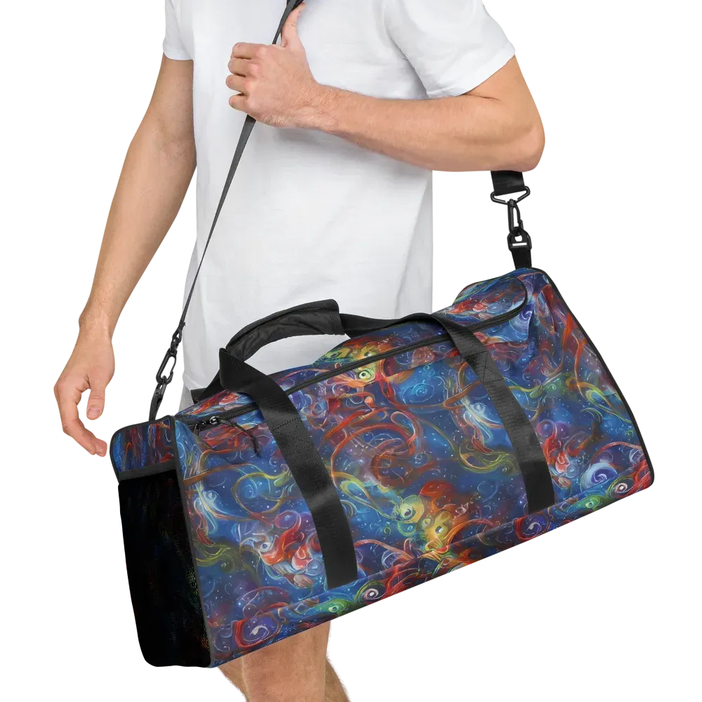 Galactic Whirlpool on Duffle Bag — Right Front