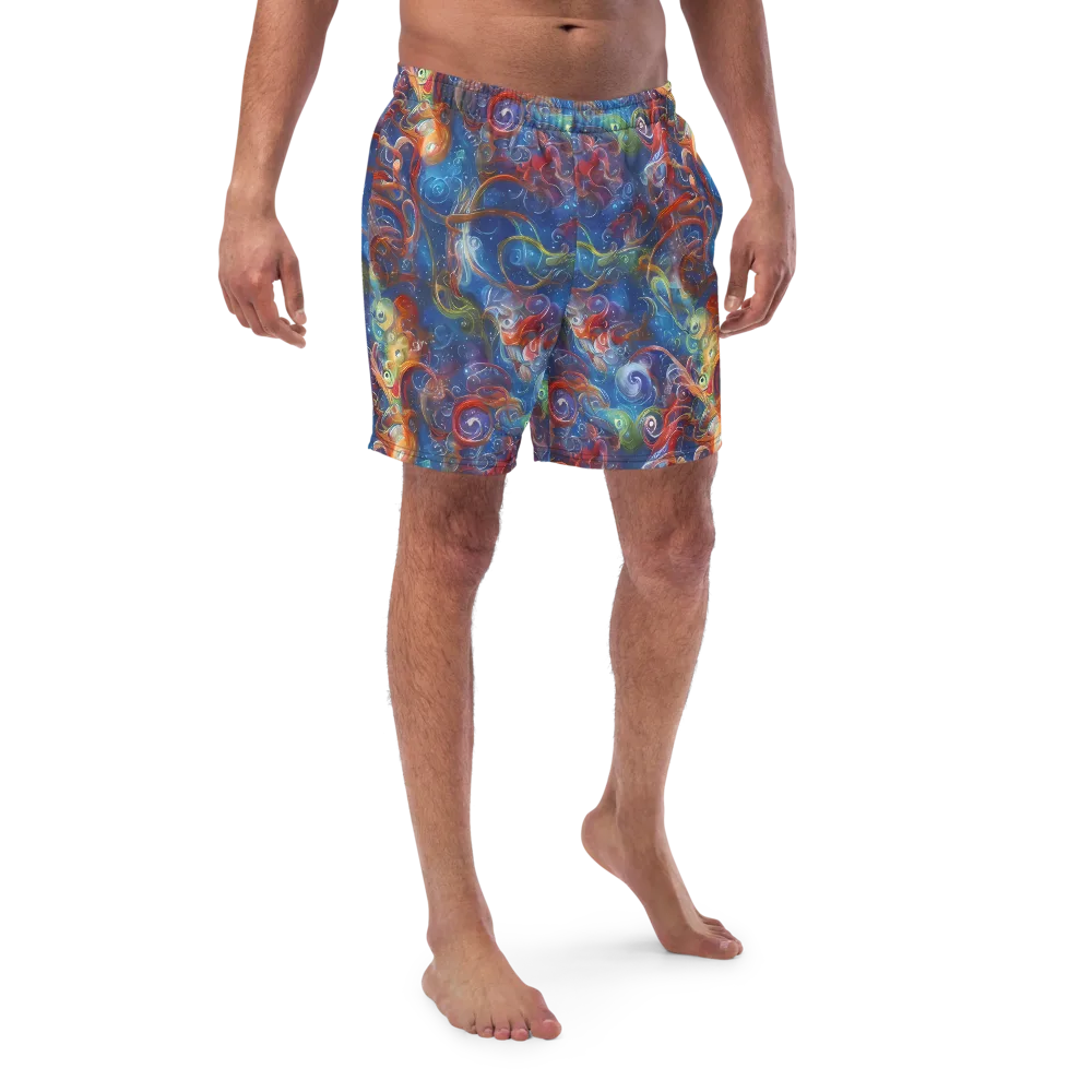 Galactic Whirlpool on Swim Trunks — Front