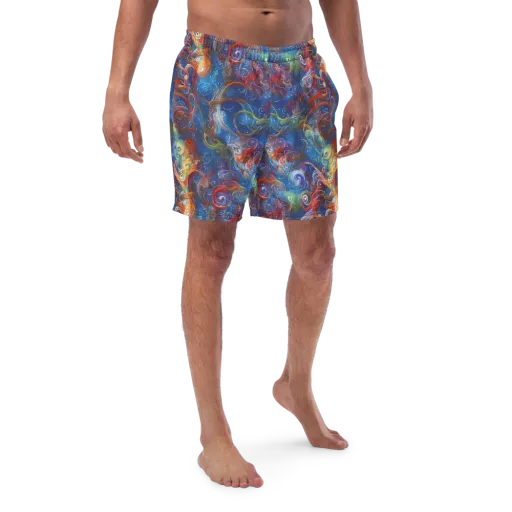 Galactic Whirlpool on a Swim Trunks