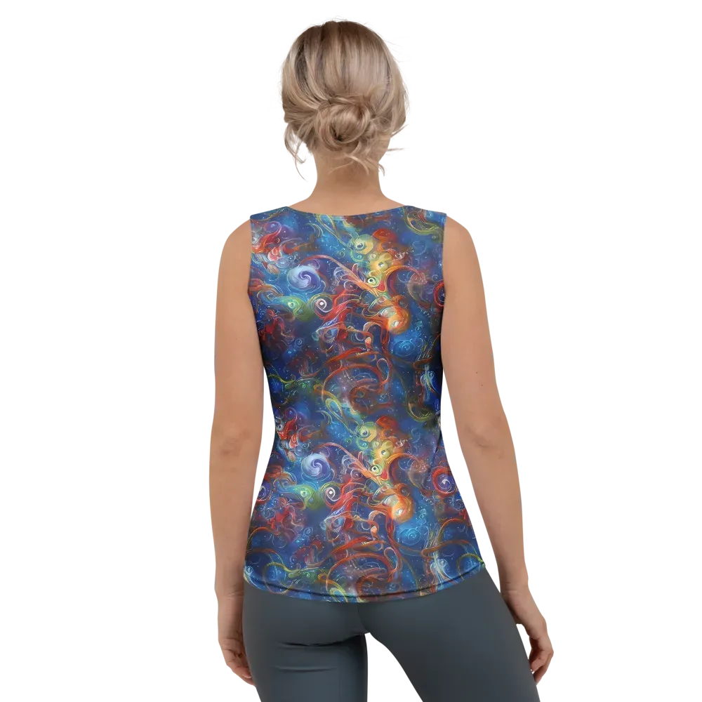 Galactic Whirlpool on Women's Tank Top — Back