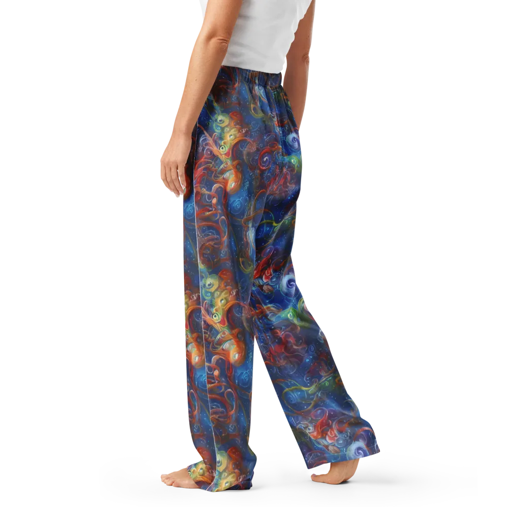 Galactic Whirlpool on Women's Pajama Pants — Left