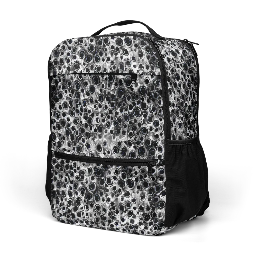 Liquid Metal Maze on Utility Backpack — Left Front