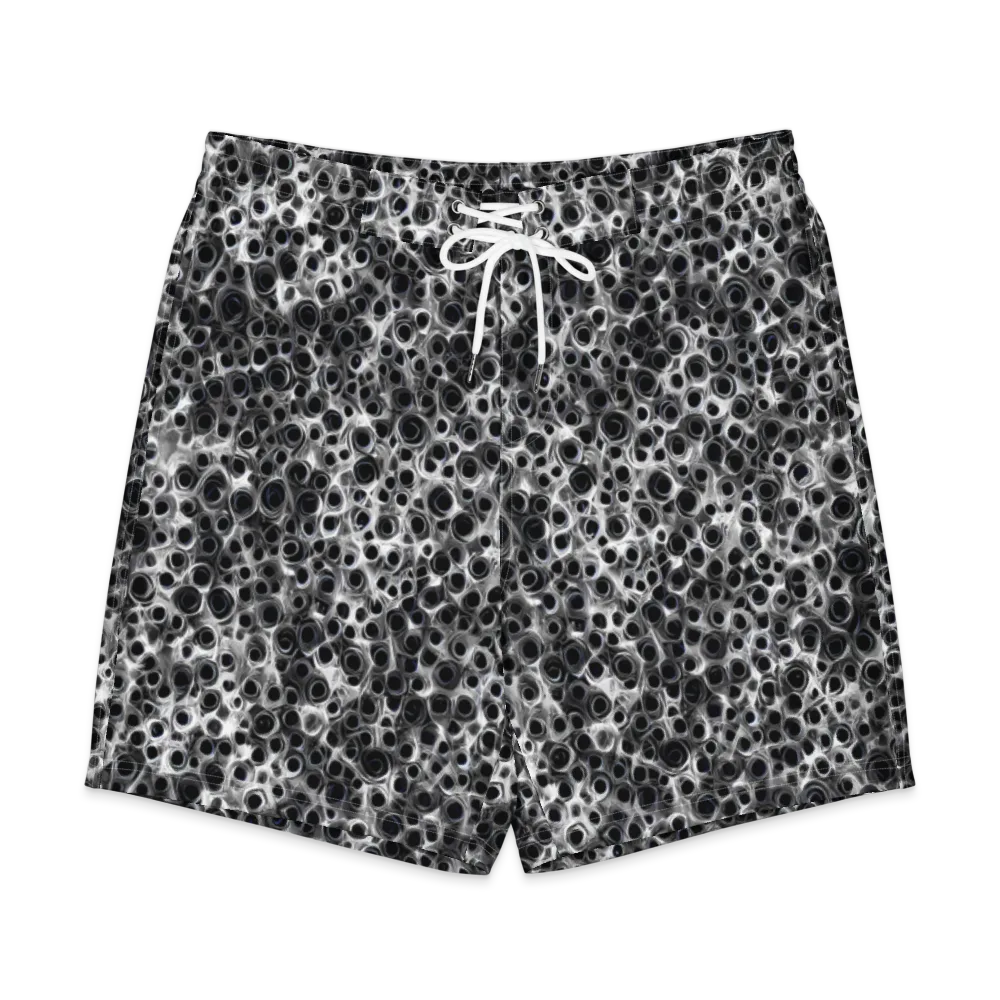 Liquid Metal Maze on Men's Board Shorts — Front