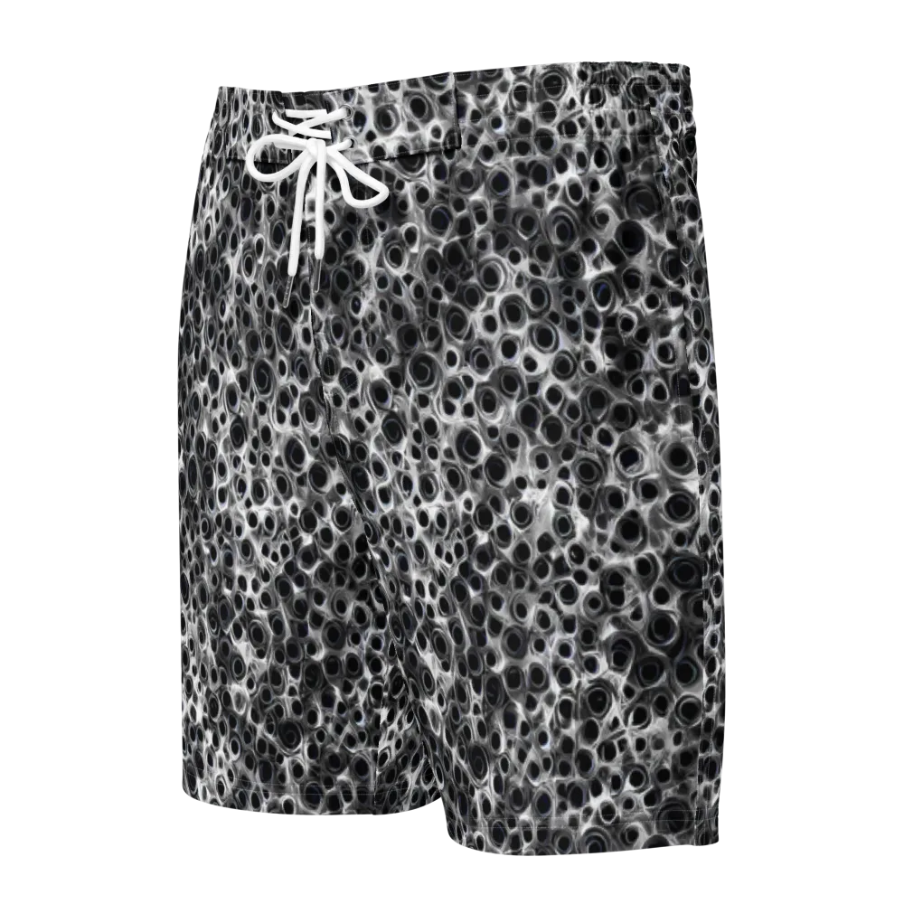 Liquid Metal Maze on Men's Board Shorts — Front