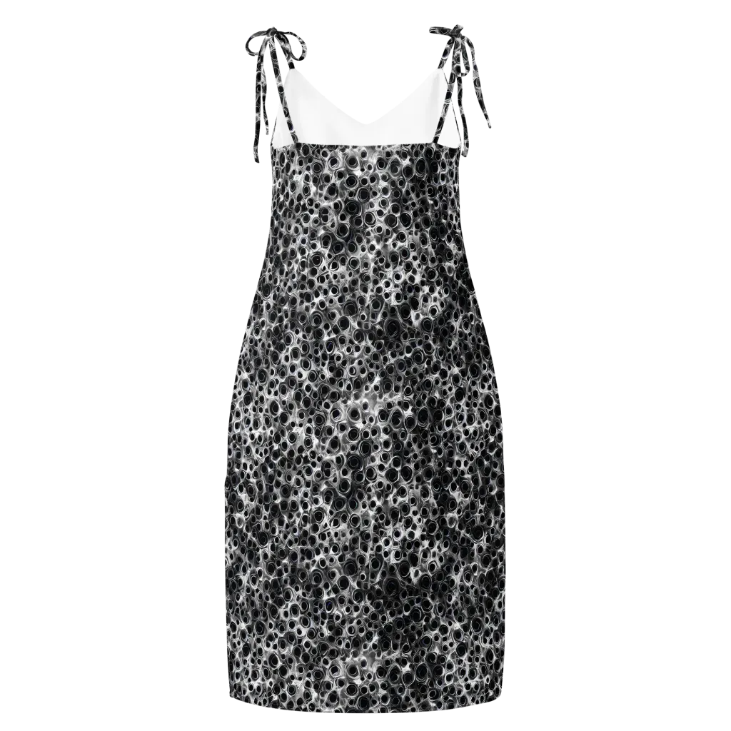Liquid Metal Maze on Slip Dress — Back