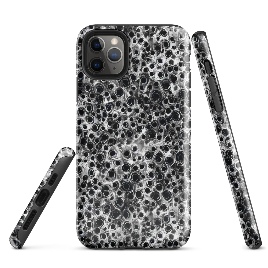 Liquid Metal Maze on Tough Case for iPhone® — Front