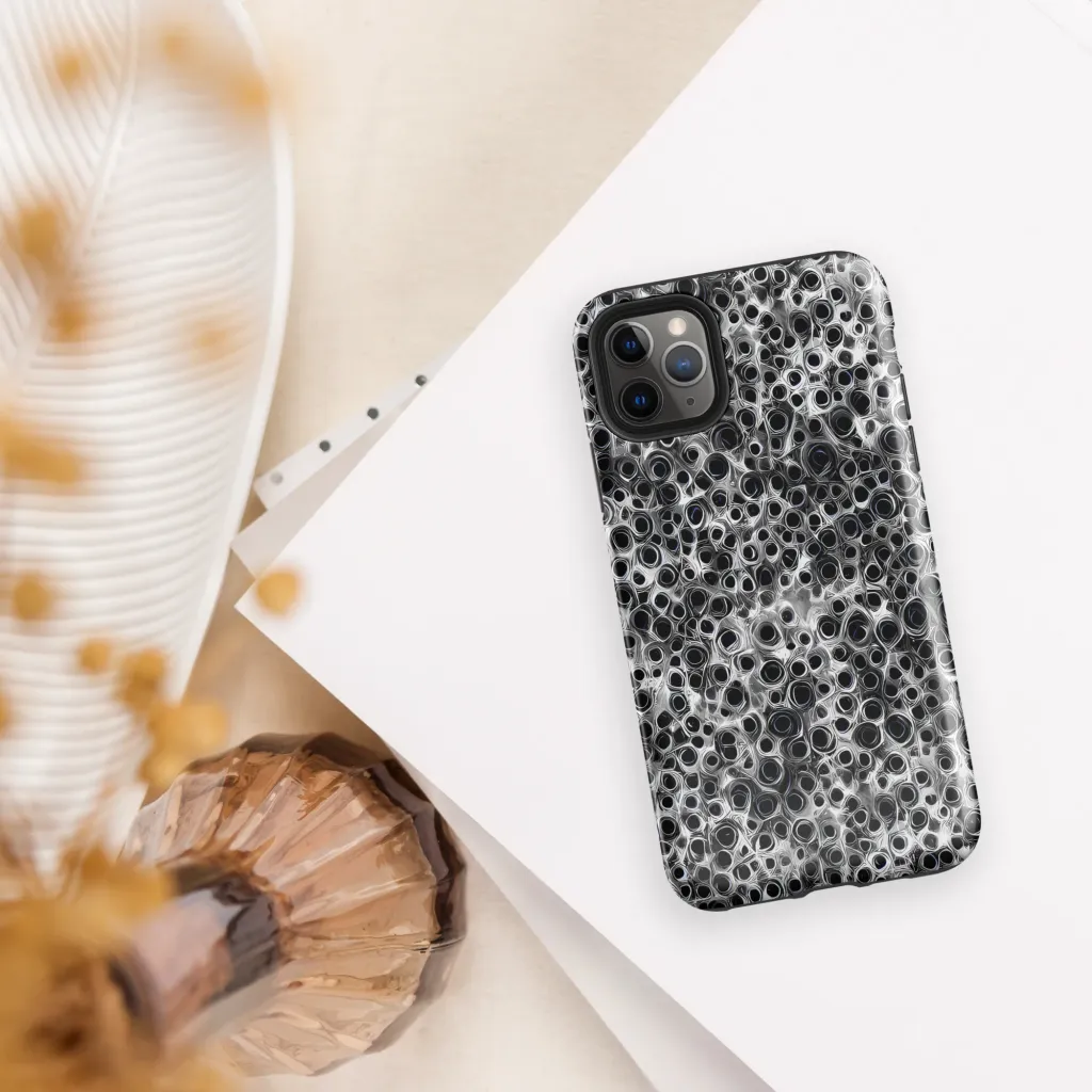 Liquid Metal Maze on Tough Case for iPhone® — Front
