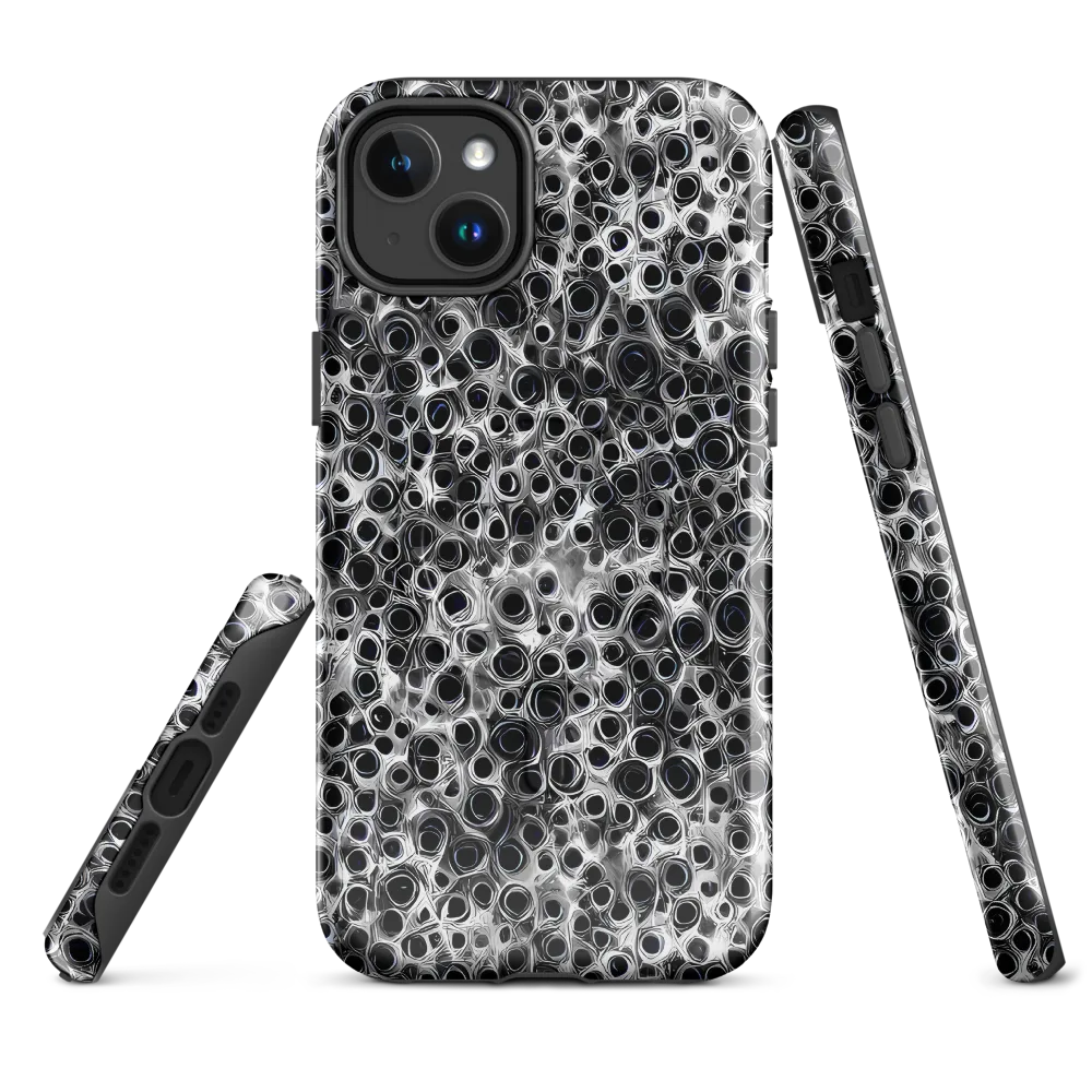 Liquid Metal Maze on MagSafe Tough Case for iPhone® — Front
