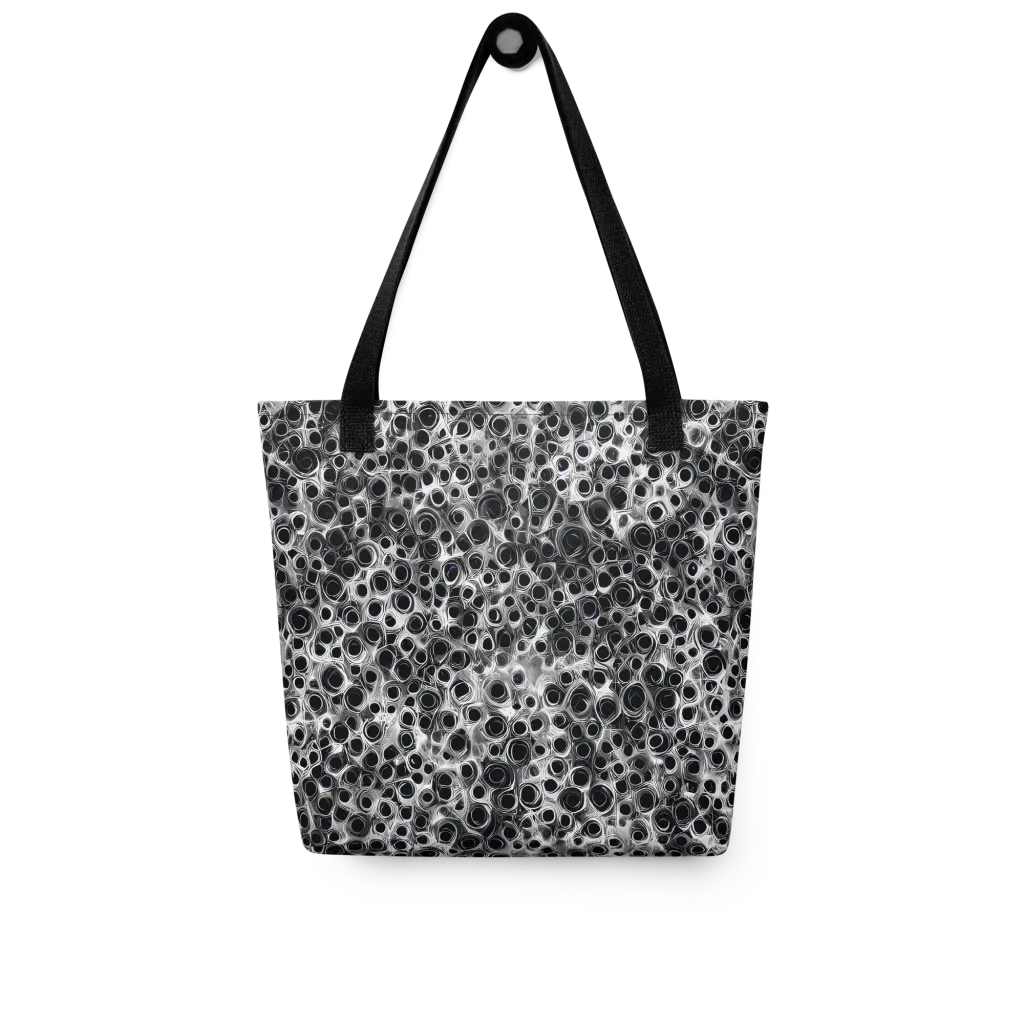 Liquid Metal Maze on Tote Bag — Front