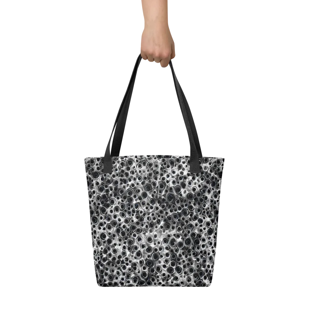 Liquid Metal Maze on Tote Bag — Front