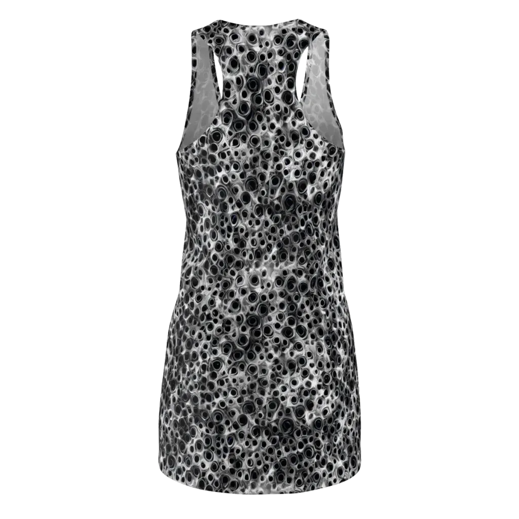Liquid Metal Maze on Racerback Dress — Back