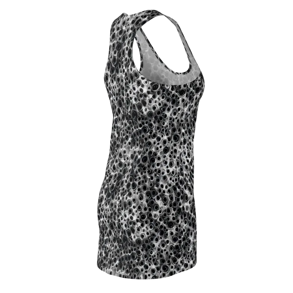 Liquid Metal Maze on Racerback Dress — Back Side
