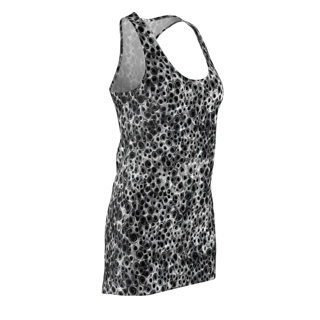 Liquid Metal Maze on Racerback Dress — Front Side