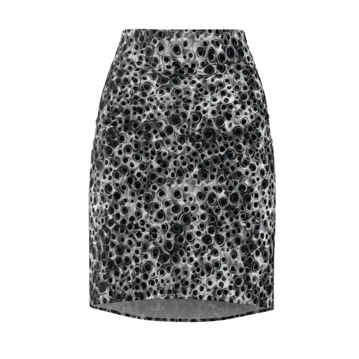 Liquid Metal Maze on a Pencil Skirt