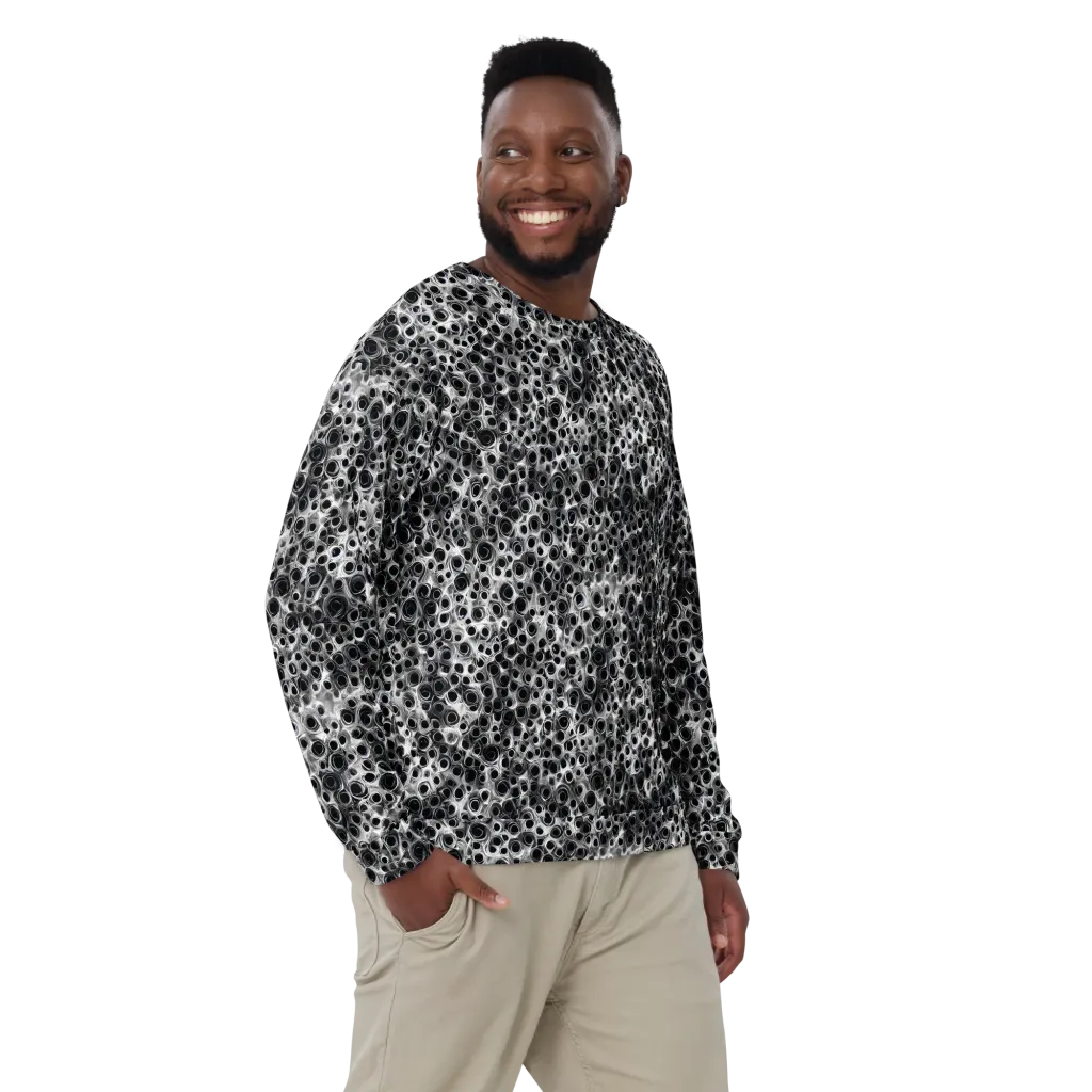 Liquid Metal Maze on Sweatshirt — Front