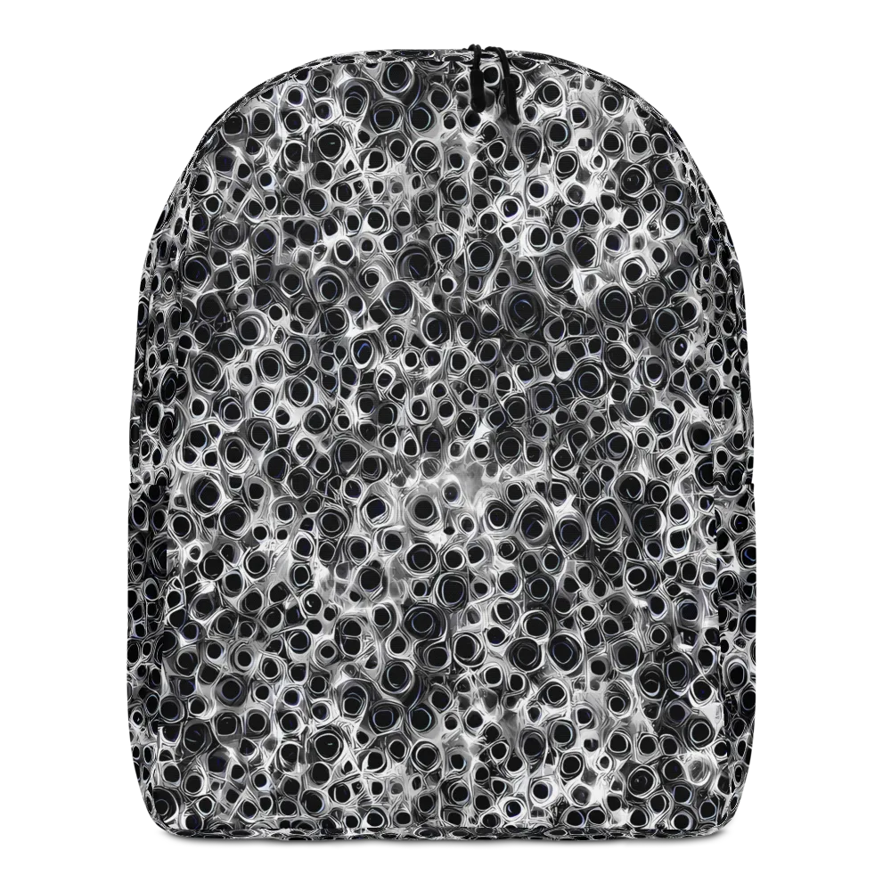 Liquid Metal Maze on Minimalist Backpack — Front