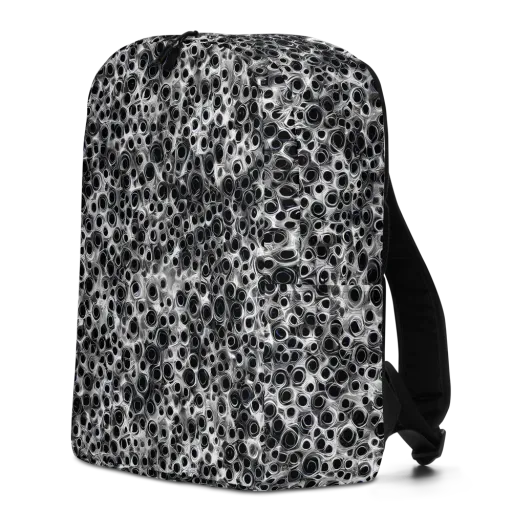 Liquid Metal Maze on a Minimalist Backpack