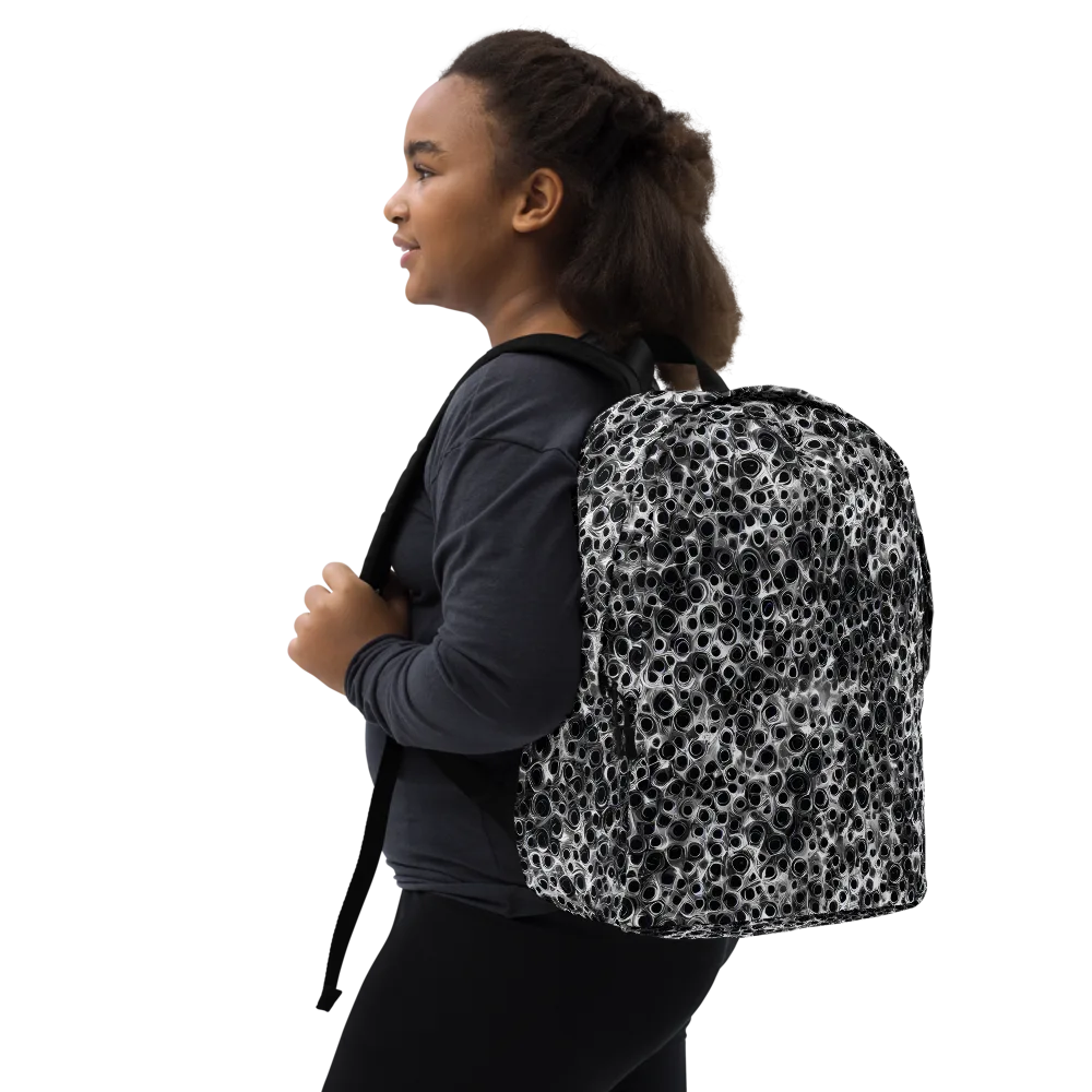 Liquid Metal Maze on Minimalist Backpack — Right Front