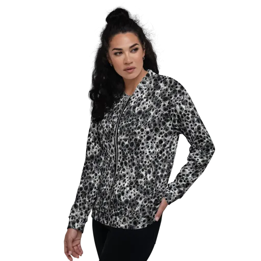 Liquid Metal Maze on a Bomber Jacket