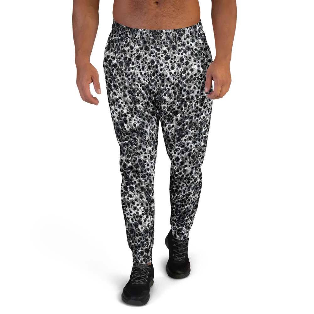 Liquid Metal Maze on Men's Joggers — Front