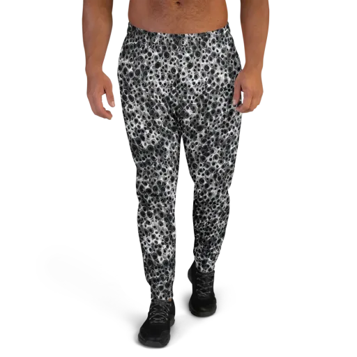 Liquid Metal Maze on a Men's Joggers