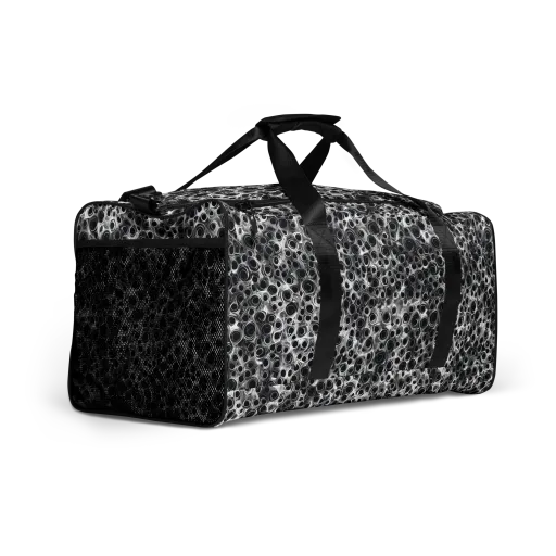 Liquid Metal Maze on a Duffle Bag