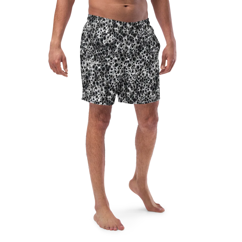 Liquid Metal Maze on Swim Trunks — Front