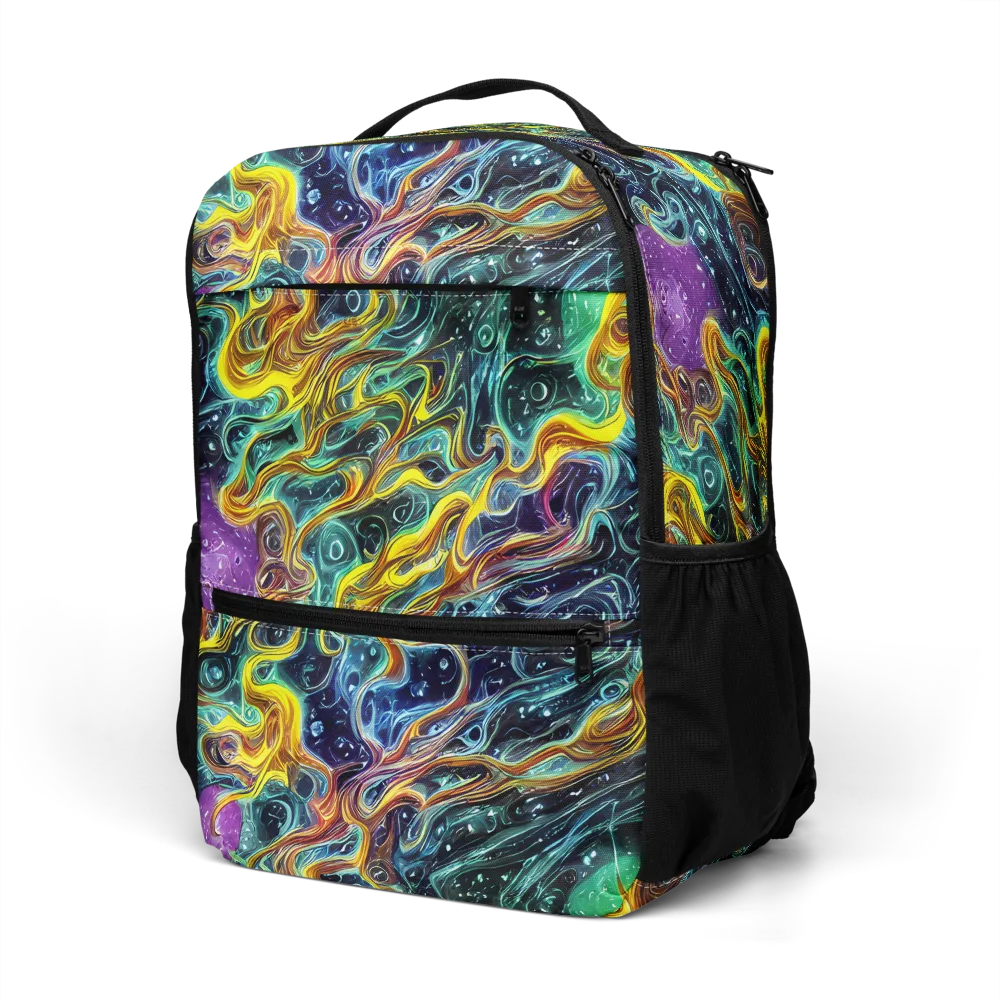 Iridescent Tempest on Utility Backpack — Left Front
