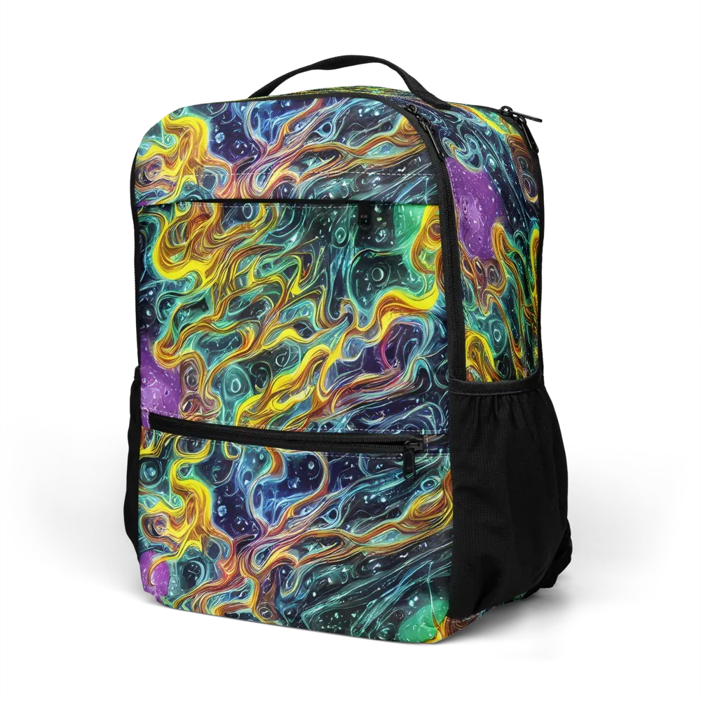 Iridescent Tempest on Utility Backpack — Left Front