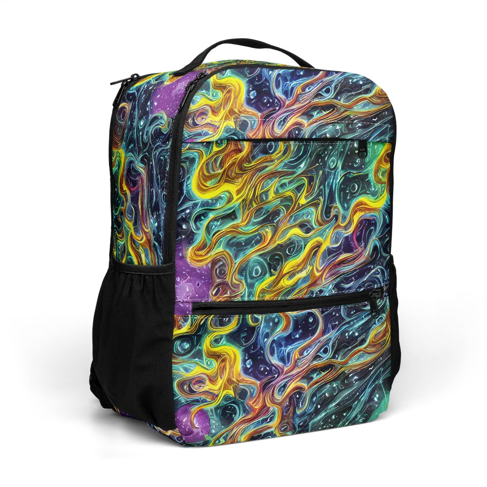 Iridescent Tempest on Utility Backpack — Right Front
