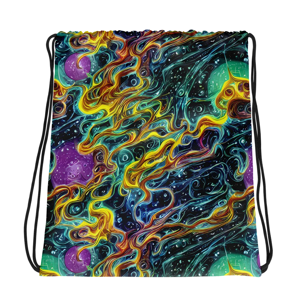 Iridescent Tempest on Drawstring Bag — Photo