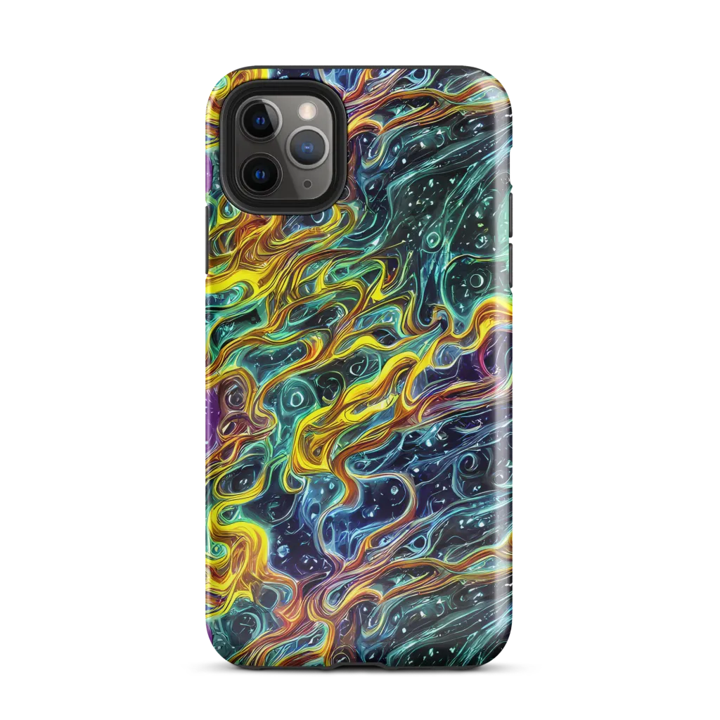 Iridescent Tempest on Tough Case for iPhone® — Front